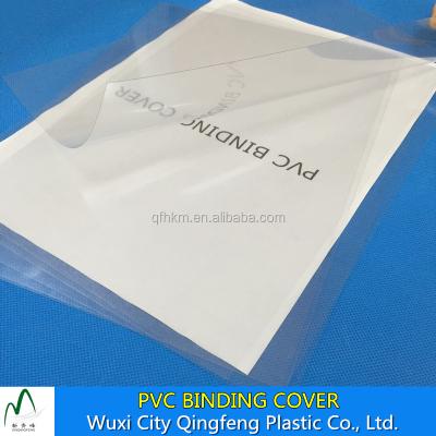 China Glossy Type PVC Clear Book PVC Binding Cover Plastic Clear PVC A4 Sheet for sale