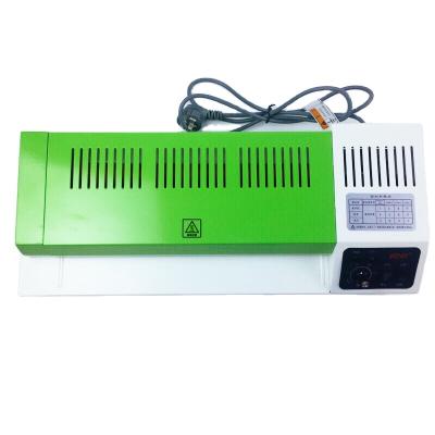 China Hotels A3/A4 Hot And Cold Desktop Laminating Machine Table Pocket Manual Laminator for sale