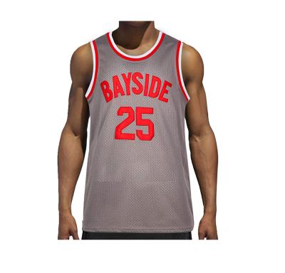 China High Quality Sports Antibacterial And Breathable Comfortable Mens Basketball Tank Top Sweat-absorbent for sale