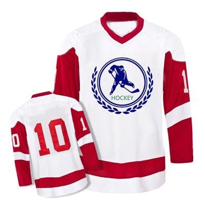 China Wholesale Custom Quick Comfortable Breathable Ice Hockey Jersey Team Fit Jackets High Quality Breathable Ice Hockey Uniform for sale