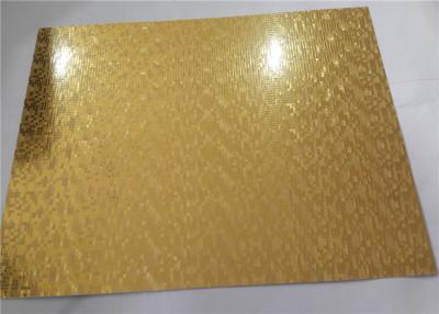 China Superficie brillante grabada en relieve de la chapa del alto rendimiento de Eco de la forma amistosa de aluminio de la placa en venta