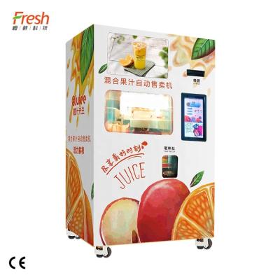 China Kommerzielles orange Apple Juice Vending Machine Automatic 220V fertigte Farbe besonders an zu verkaufen