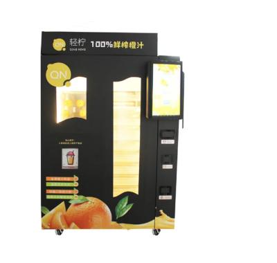 China Obstsalat drückte frisch orange Juice Vending Machine With-32-Zoll-Bildschirm zusammen zu verkaufen