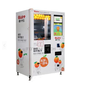 China TA01 Orange Fresh Juice Vending Machine Automatic Cash Coin Card Payment for sale