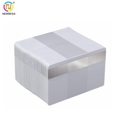 China 5/16 Magnetic Strips T5577 Chip Hico 2750oe 8.4mm Highly Isotropic Wide Silver White PVC Magnetic Stripe Chip Card for sale