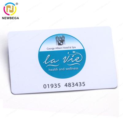 China Plastic business card/VIP/advertizing/publicity PVC cards with variable data in black business card for sale