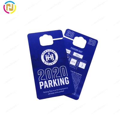 China Hotel Signs/Restaurant PVC/Advertisement/Plastic 82.55*152.4*0.76mm No Mold Fee Custom Printed Parking Permits for sale