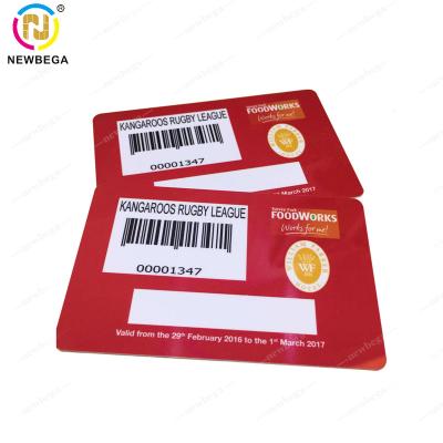 China Business card/VIP/advertizing/publicity barcode paper cards membership business card for sale