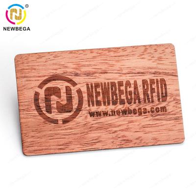 China Wholesale Hotel Proximity RFID Card China Wooden Key Card MF1 S50 Read/Write Card for sale