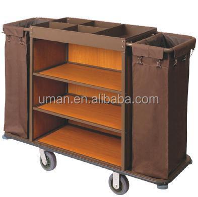 China Eco - Friendly Laundry Trolley Cart Household Linen Cart for sale