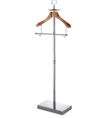 China Single Tube Hotel Standing Clothes Rack for sale