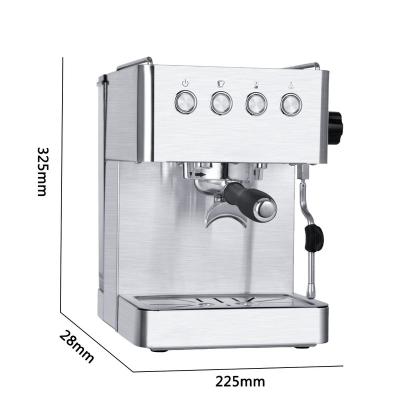 China 1.7L Hotel Household Coffee Machine Top Automatic Coffee Maker for sale