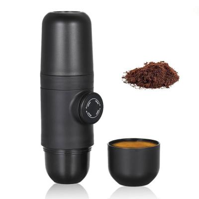 China Portable coffee maker 2 in 1 mini cafeteira portatil de cafetera espresso coffee machine electric portable coffee maker for outdoor car for sale