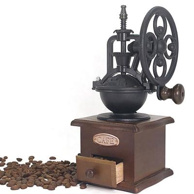 China 2022 Modes Viable Unique Design Coffee Grinder Manual Coffee Asda Wooden Grinder for sale