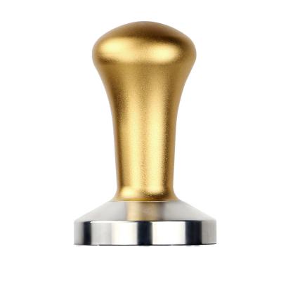 China New Style Stainless Steel Coffee Tamper Machine Bartender Durable Espresso Coffee Tamper Base Coffee Bean Press for sale