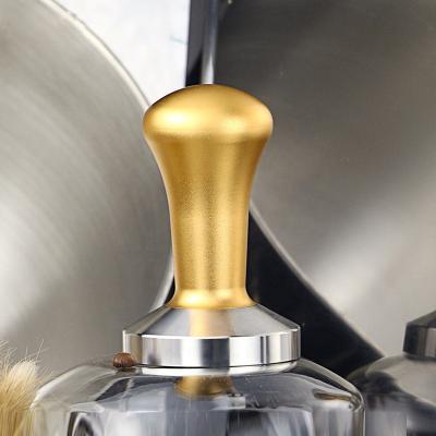 China Durable High Quality Stainless Aluminum Alloy Coffee Bean Press Coffee Tamper for sale