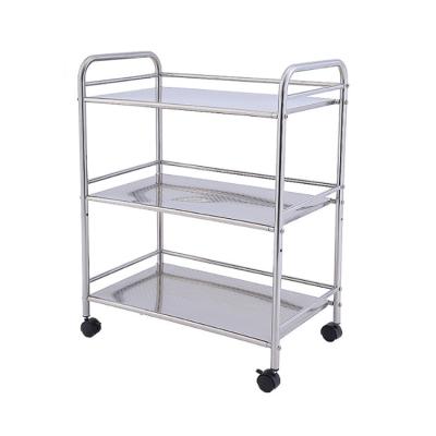 China Sustainable 3 Tier Stainless Steel Kitchen Microwave Oven Rack Shelf for sale