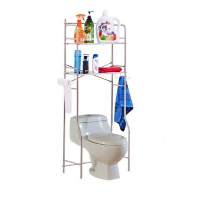 China Durable Bathroom Storage Shelf Over Toilet Storage Stainless Steel Shelving for sale