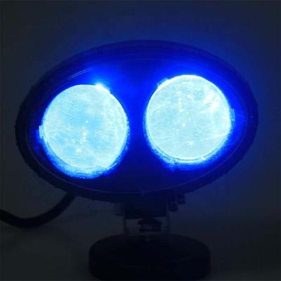 China Good Quality LED Forklift Safety Blue Spot Warning Lighit Oval for sale