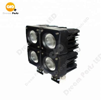 China Aluminum Die Cast Housing Square 25 Degree Spotlight And 45 Degree Spotlight Super Brightness 3inch Led Headlights 15w New Auto Parts for sale