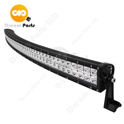 China 50inch curved led offroad light bar with 288w flood or spot or combo beam 50inch curved led bar for sale