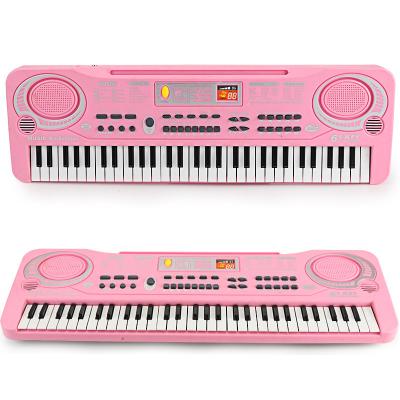 China Suntoday popular OEM customized equip 61 key multifunctional fortepiano with microphone and power supply for sale