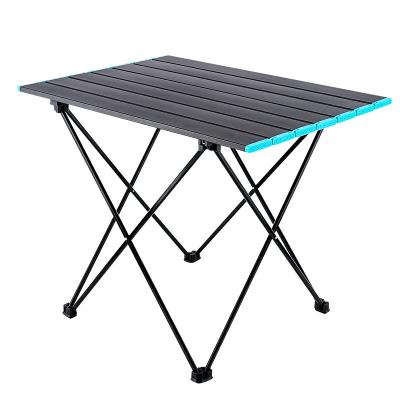 China Outdoor Medium Aluminum Alloy Aluminum Alloy Large And Small Portable Folding Table Camping Aluminum Leisure Picnic Table for sale