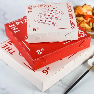 China Biodegradable Disposable Custom Printed Custom Size Disposable Eco Friendly Biodegradable Pizza Take Out Box for sale