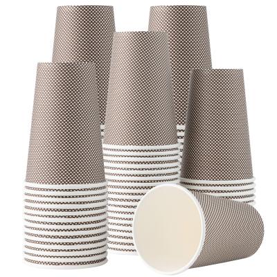 China Biodegradable Eco Friendly Disposable With Lid Beverage Paper Cup Accept Custom Coffee Milk Tea Cold/Hot Drinks Container for sale