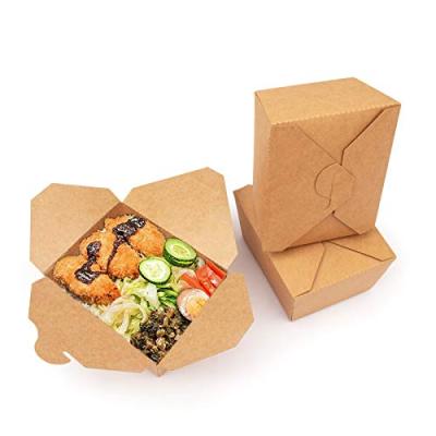 China Biodegradable Biodegradable Lunch Box Picnic Eco Friendly Family Collecting Food Container Takeaway Wrapping Paper Bento Boxes Disposable for sale