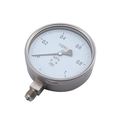 China Stainless Steel Material Precision Lpg Regulator Oil Pressure Gauge for sale