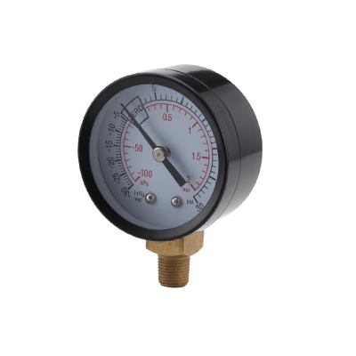 China Brass Internal Cheap Price Vacuum Indicated Pressure For Oxygen Tank for sale