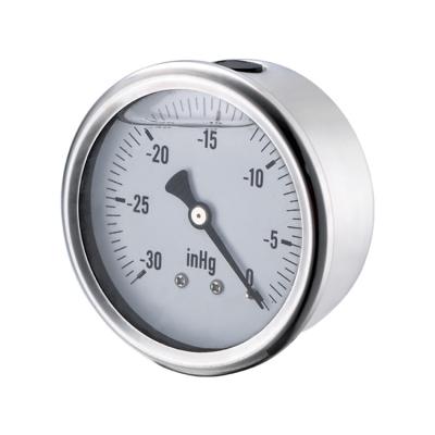 China Copper Alloy Brass Internal Material Radial Fuel Pressure Gauge for sale