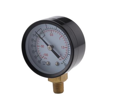 China Wire Brass Iron And Steel Vacuum Gauge For Pipes for sale