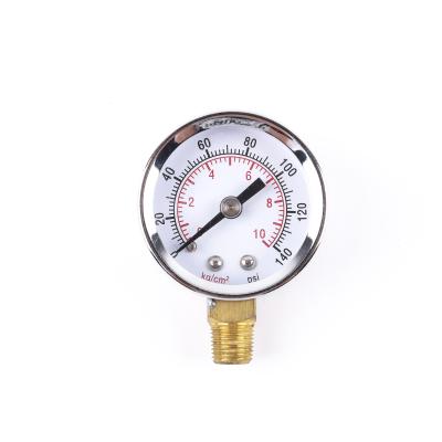 China Brass Chrome Plated Radil Use Case General Type Pressure Gauge Industrial Pressure Gauge for sale