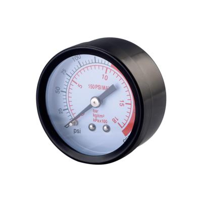 China High Quality Wire Brass Back Connection Vibration Resistant Pressure Gauge For Compressor for sale