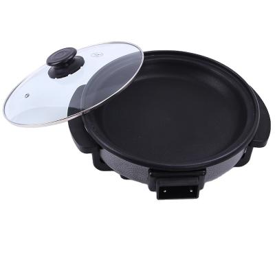 China High quality 1500W multifunctional electric hot round household pot 40cm pizza pan for sale