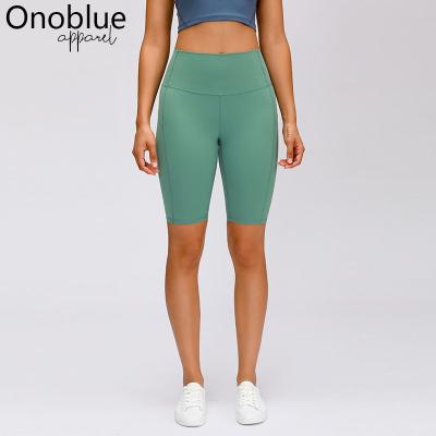 China 2021 Summer Breathable High Waist Yoga Biker Shorts For Women Push Up Boot Sweat Running Short Gaiters for sale