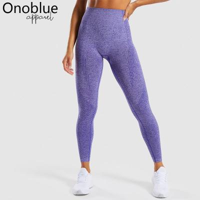 China Breathable Seamless Gym Leggings Push Up Leggings Sport Women Waist Fitness Workout Yoga Leggings Custom Tights Tops for sale