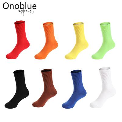 China Wholesale Custom Breathable Athletic Sports Cotton Unisex Crew Socks High Quality Sports Crew Socks for sale