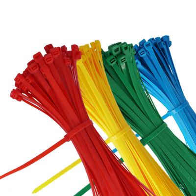 China 2.5mm x 150mm Colorful Plastic Nylon Self-locking Packaging Cable Wire Zip Ties for sale