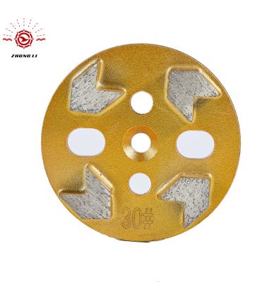 China High Efficiency Floor Polishing Pad Concrete Diamond Arrow Segment Grinding High Speed for sale