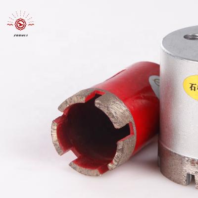 China Masonry Drilling 35mm Wet Hole Saw Diamond Tip Concrete Core Drill Bit Diamond, High Speed ​​Steel Masonry Drilling, Wet or Dry Masonry Drilling for sale