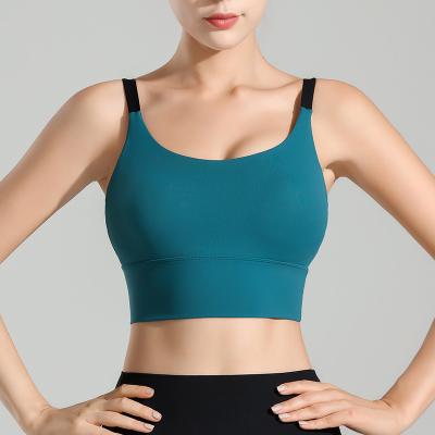 China Breathable New Professional Fitness Training Gather Shape Lift Up Anti-sagging Shockproof No Steel Ring Bralette Yoga Bra Vest for sale