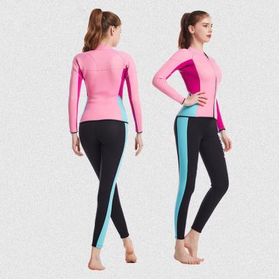 China Antibacterial Thermal Wetsuit 2.5MM Neoprene Wetsuit 2.5MM Sunscreen Thick Cold Warm Professional Adult Scuba Diving Suit Ladies Slit Proof Thermal Swimwear for sale