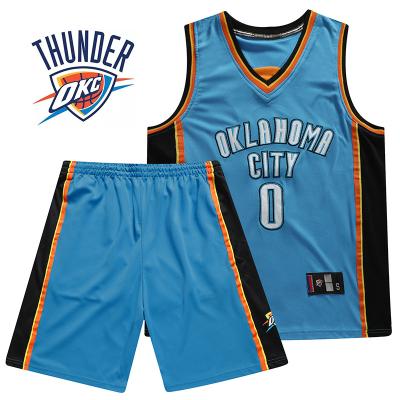 China Paul George Suit No. of no. 0 Westbrook Embroidered Jersey Men Custom Antibacterial Thunder. 13 Bull #23 Jordan Basketball Jersey Uniforms for sale