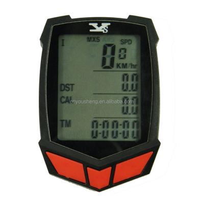 China LCD Display Electric Bicycle Speed ​​Meter Bike Digital Tachometer YS-661C for sale