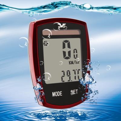 China LCD Display YS-589 Solar Waterproof Wireless Computer Bicycle Stopwatch For Outdoor Sport for sale