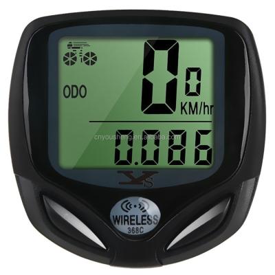 China Mountain road bicycle ys 368C bike odometer and waterproof bicycle computer radio with LCD display for outdoor sport for sale