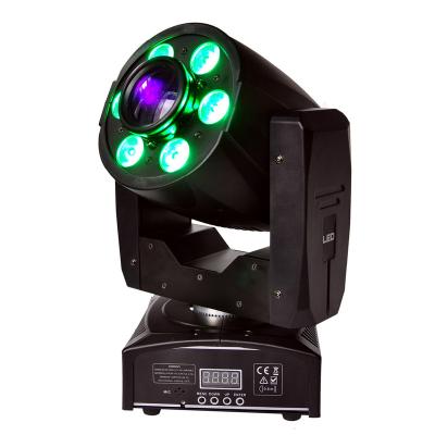 China DJ  1x30w 6x8w Zoom Moving Head Light Dmx512 RGBW Wash Dyeing Light Gobo Led Beam Pattern Projector Dj Disco Party Stage Lighting for sale